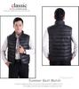 Men's Plus Size Lightweight Down Vest - Warm, Trendy Sleeveless Outerwear for Autumn & Winter