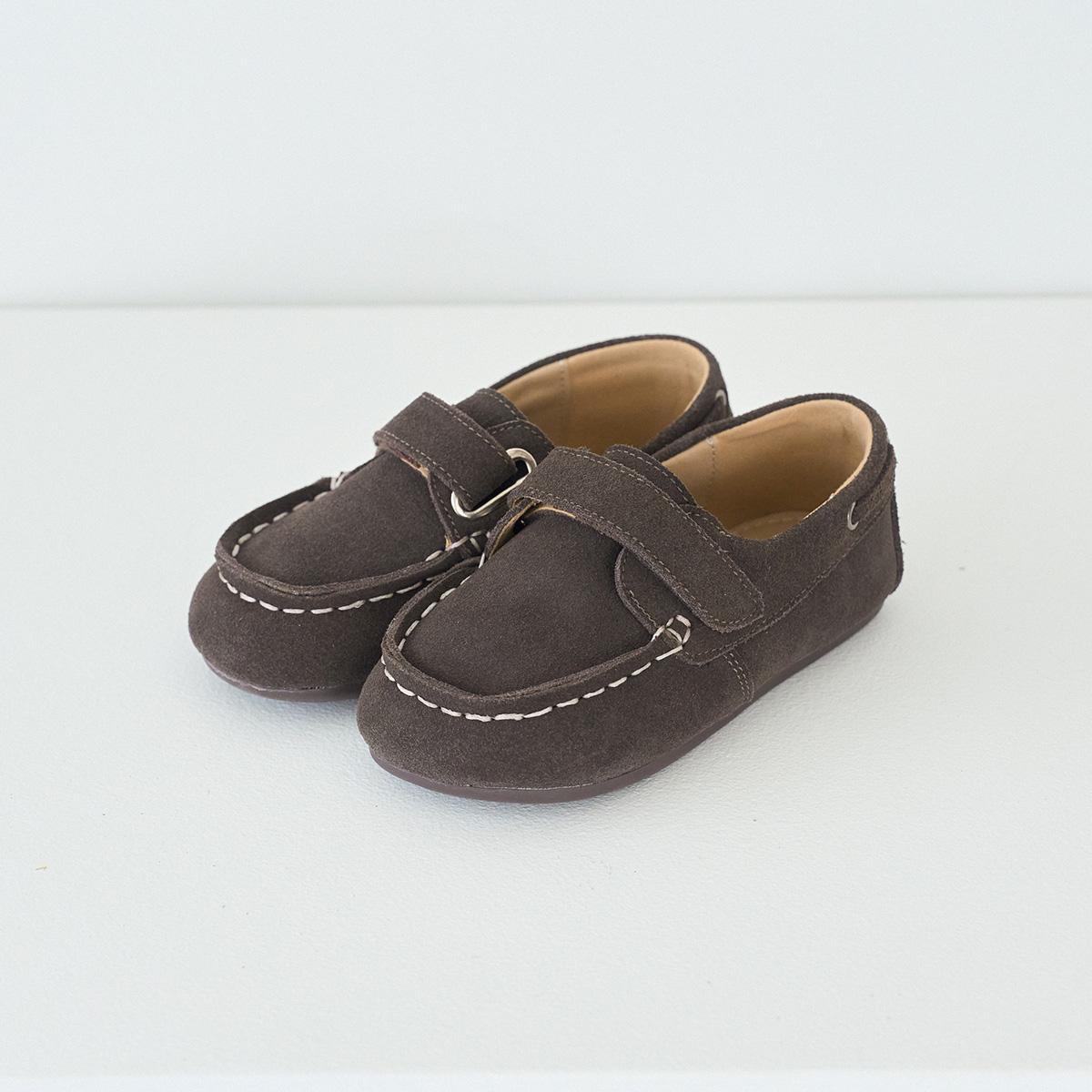 

[BABYZZAM] Унисекс туфли на шпильке и лоферы коричневого цвета, BB430, 7000030146, популярная корейская обувь 190