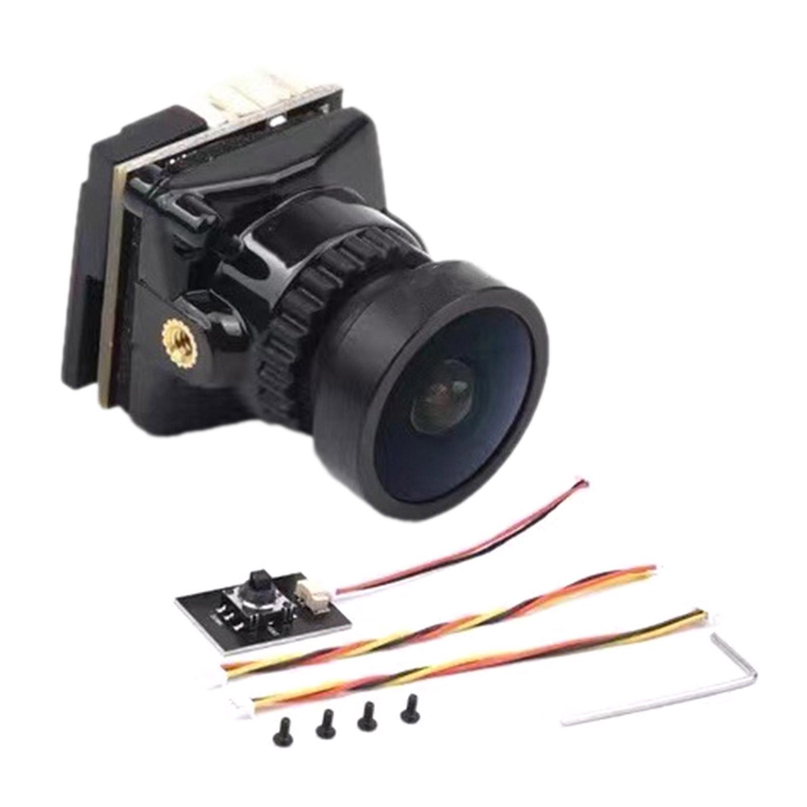 

FPV Camera Low Latency Low Noise 2000TVL FPV Night Camera 2.1mm NTSC For Remote Controls Racing Drones чорний