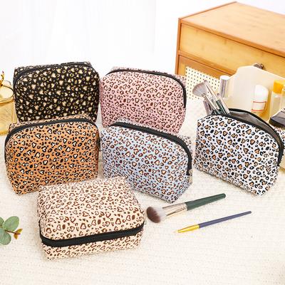 Modna przenośna kosmetyczka Leopard Women Makeup Bags Tote Travel Organizer kosmetyczka damska kosmetyczka kosmetyczka torebka