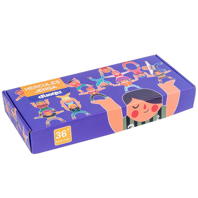 Wooden Building Character Blocks Balanced Stacking Children Toy Set For Learning