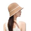 Simple Fashion Knitted Basin Hat Summer Hat Women's Sunscreen Hat Street Portable Bucket Hat Folding Sun Hat
