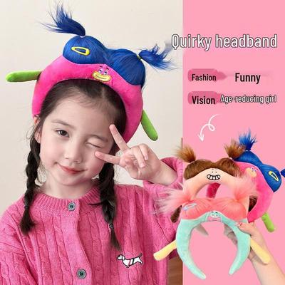 Adorabile Fascia per Capelli in Peluche Ugly Doll per Trucco e Skincare