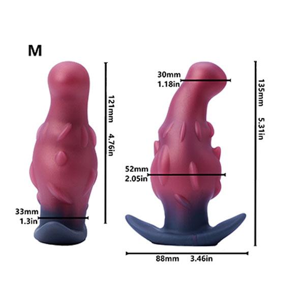 Large Sex Toys, Huge Prostate Silicone Trainer, Large Anal Wearable Soft Long Anal Dilator
