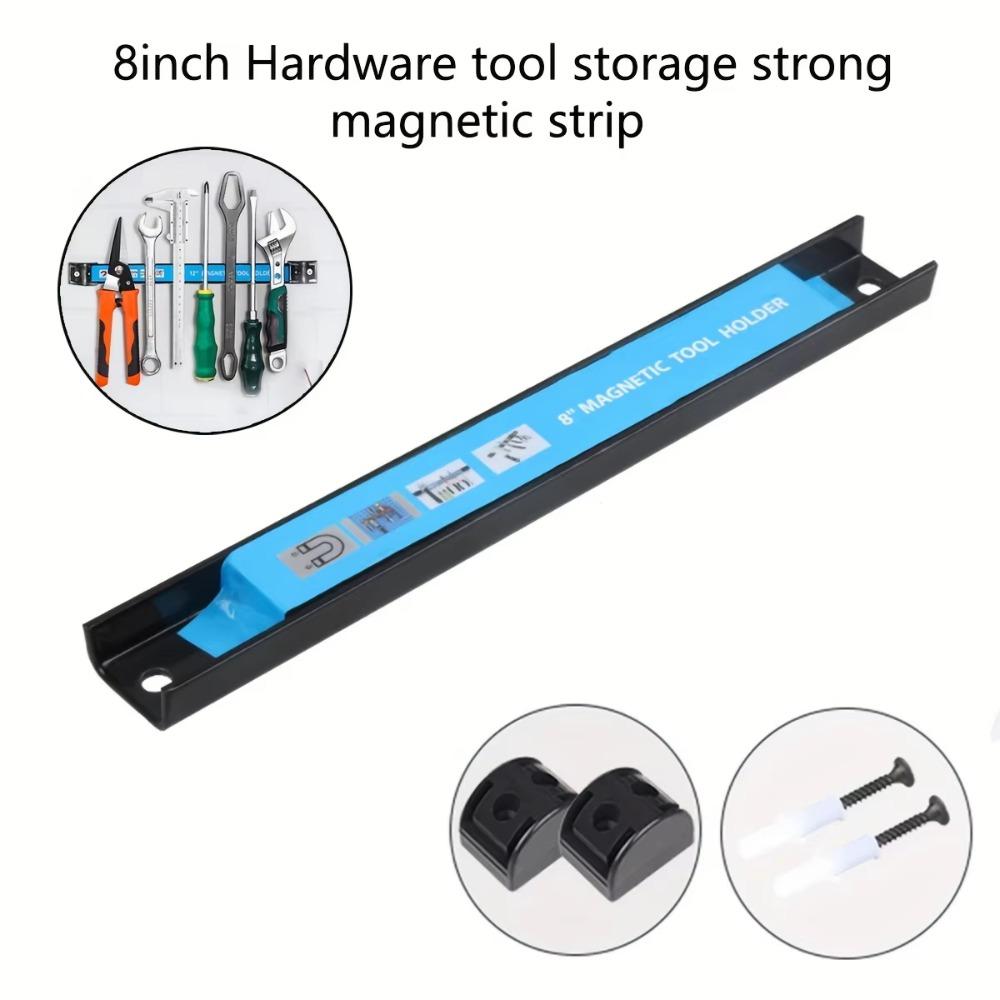 

Space-Saving Steel Magnetic Tool Holder Strong Metal Metal Organizer Rack Iron Products Storage 8 in