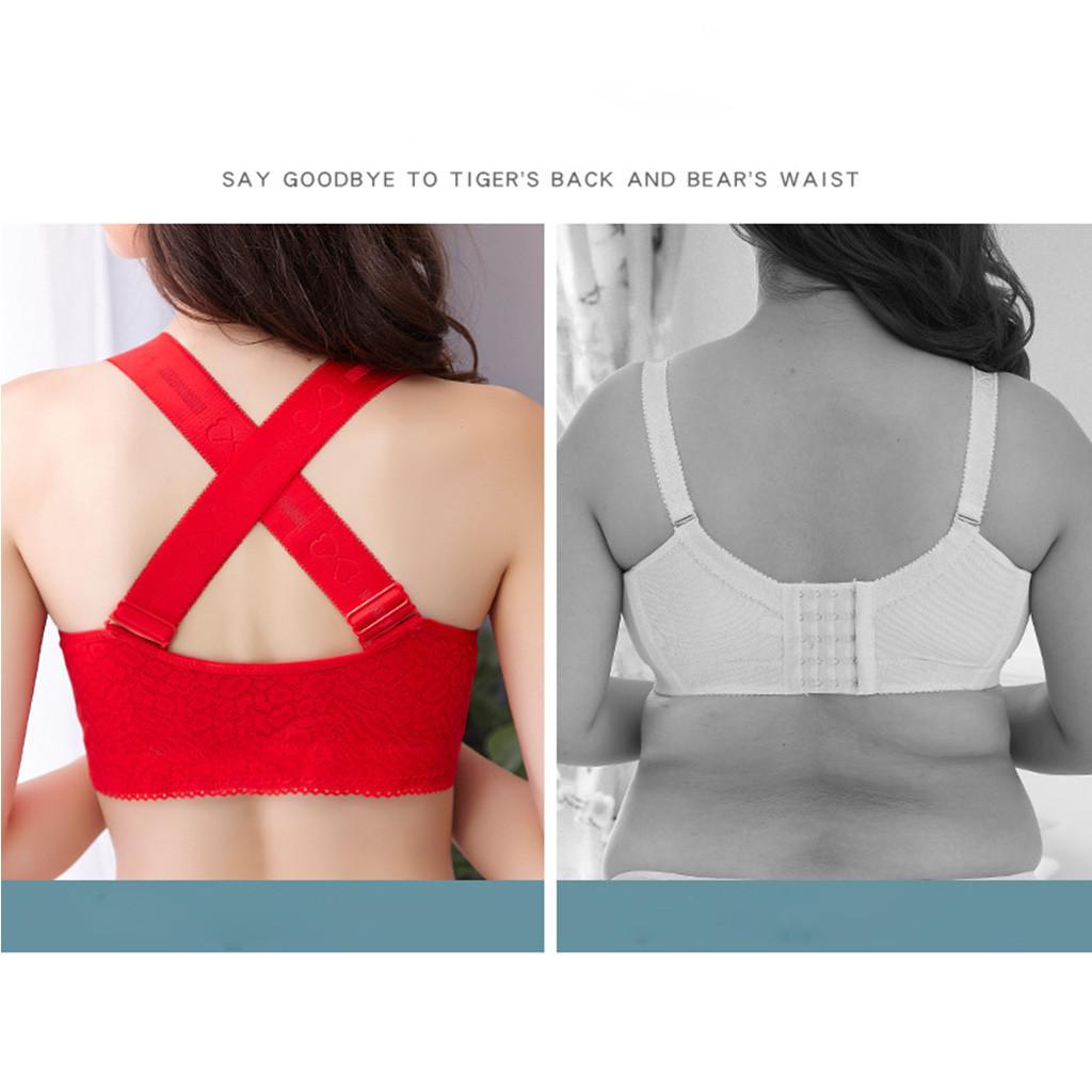 Front Buckle, Beautiful Back, Large Size Bra Without Steel Ring, Thin Style Collection, Side Breasts, Lingerie, Women's Small Breasts