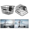 Panier pour Trottinette Électrique Panier Solide en Métal pour Trottinette avec Support Fixe Résistant à la Rouille pour Montage Avant pour Enfants Adultes
