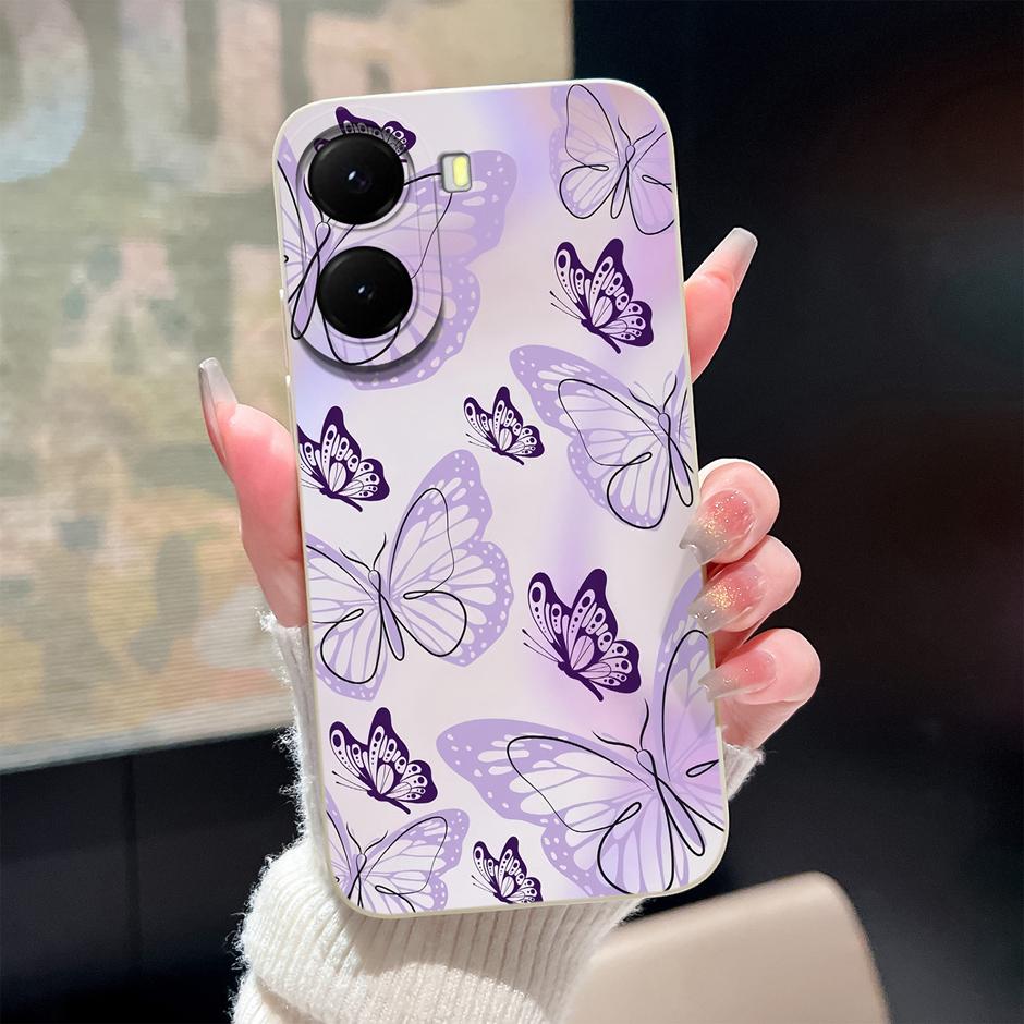 Case For Xiaomi Poco X7 X8 Pro Max Beautiful Bowknot Flower Anti-Fingerprint Unique Phone Cover For PocoX7Pro PocoX8ProMax Coque