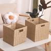 Foldable Paper Rope Storage Basket Toys Snacks Books Laundry Modern Minimalist Organizer Bin