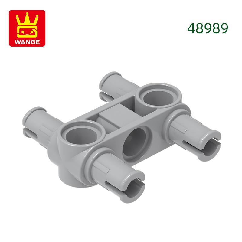 Non-Toxic 91 Pcs/Lot No.48989 Pin Double With Pin Holes Building Blocks Moc Color Accessories Compatible With Brick Diy Spare Parts Toys