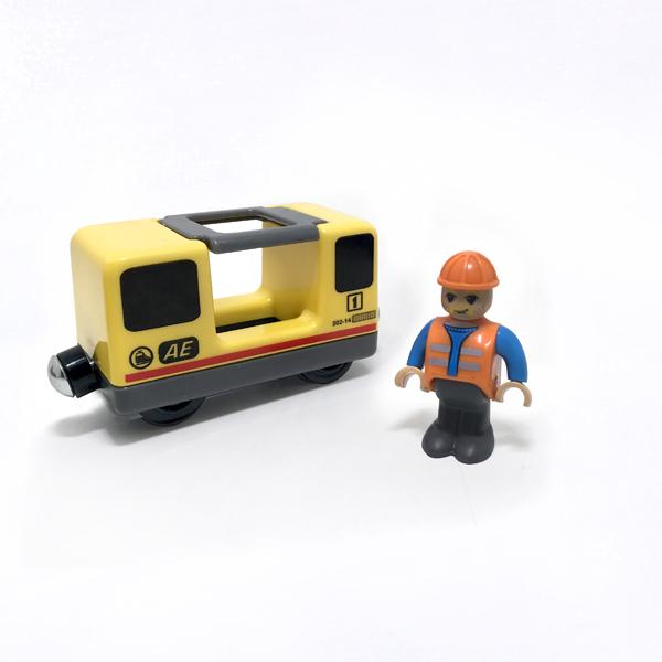 W2 Rlectric Car Harmonious Train Compartment Magnet Link Compatible Wood Track Compatible with All Type 1:64