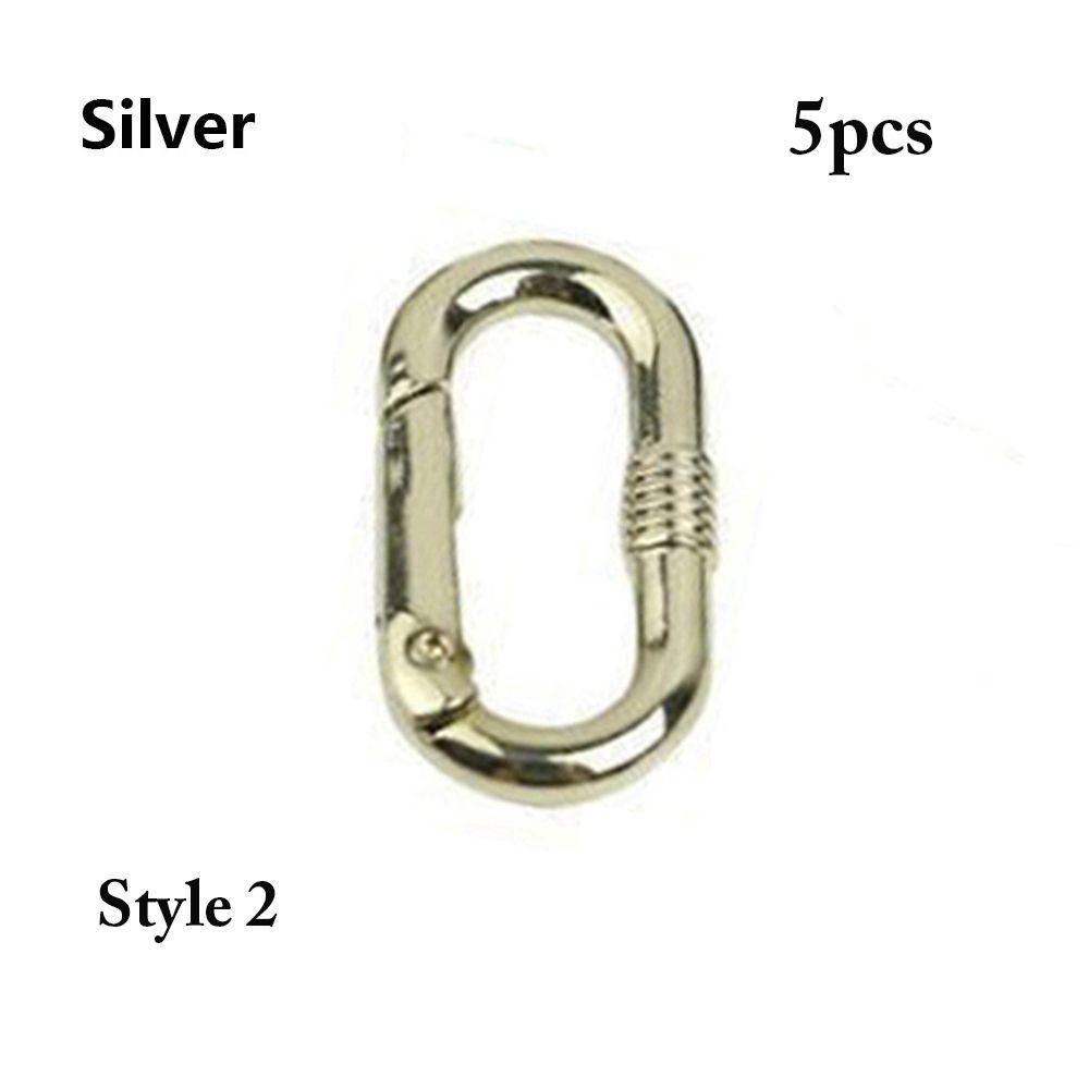 Hiking Snap Bottle Hooks Outdoor Carabiner Spring Oval Rings Handbags Clips Bag Belt Buckles