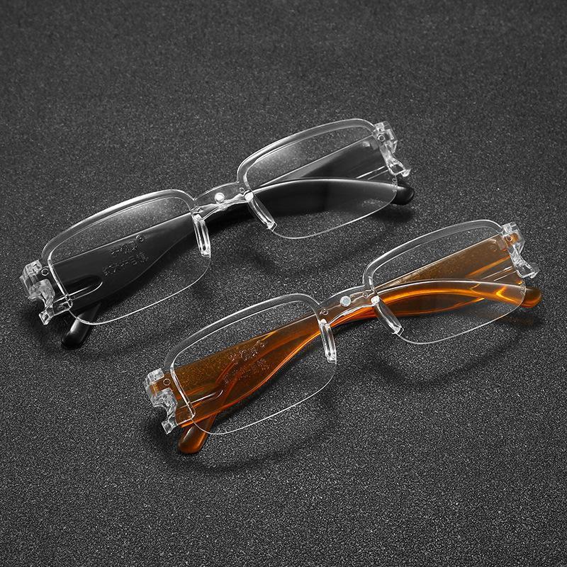 Trend Portable Reading Glasses Anti Drop Presbyopic Anti Blue Light Far Sight Ultra Clear Hyperopia Eyewear