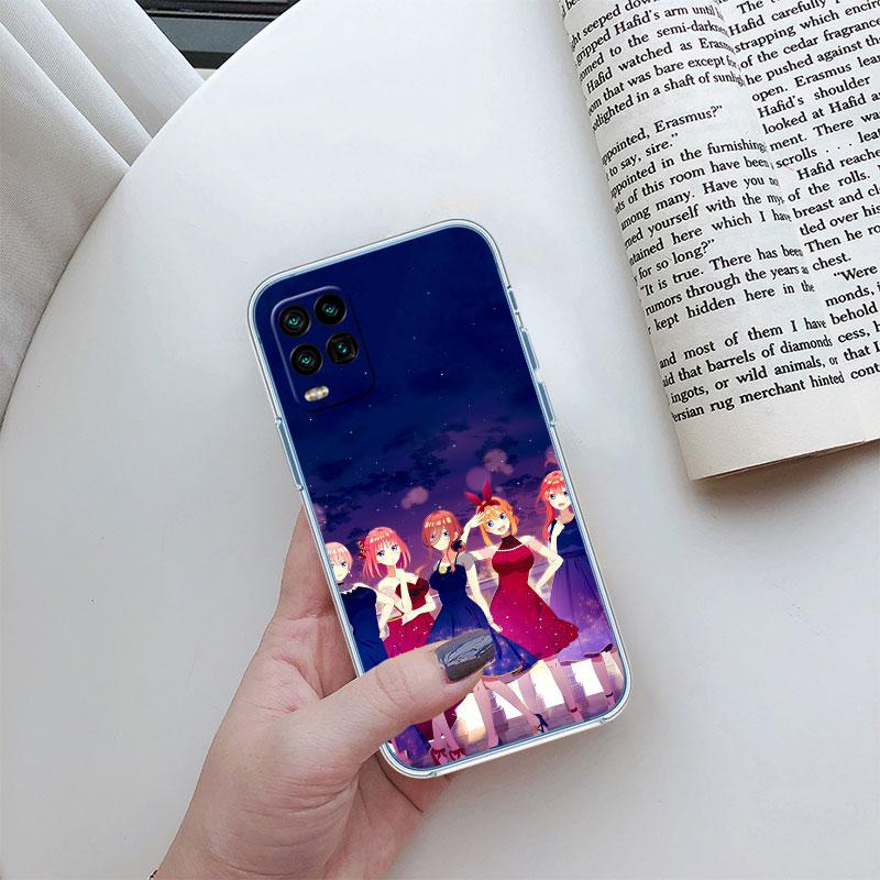 Miku Nino Itsuki Nakano Transparent Phone Case for Motorola Moto Edge 20 30 40 50 S30 Fusion Ultra Pro Neo Lite