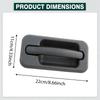 Exterior Outside Door Handle Front Rear Left Right for Hummer H2 2003 2003 2004 2005 2006 2007-2009 Left Hand Drive 15104792