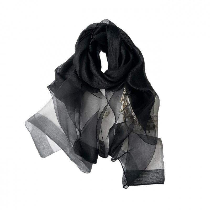 Mulberry Silk Scarf Spring And Autumn Thin Celebrity Style Silk Scarf Shawl Scarf Silk Scarf Women