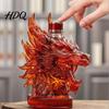 Bar Cabinet Decoration 3D Animal Whiskey Decanter 350ml Decorative Bottle Glass Bird Liquor Decanter Artistic for Wine Spirits Home Decor