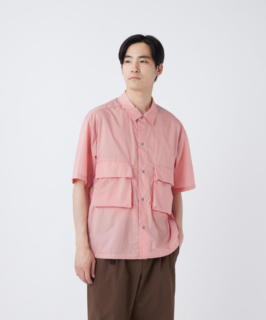 Snow Peak Double Weave Shirt Tops Shirt Short Sleeve BLACK XL U.L. SH-26SU005 Men's Women's