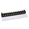100A Terminal Strip Dual Row Large Current Wire Barrier Block Terminal Strip with Transparent Cover