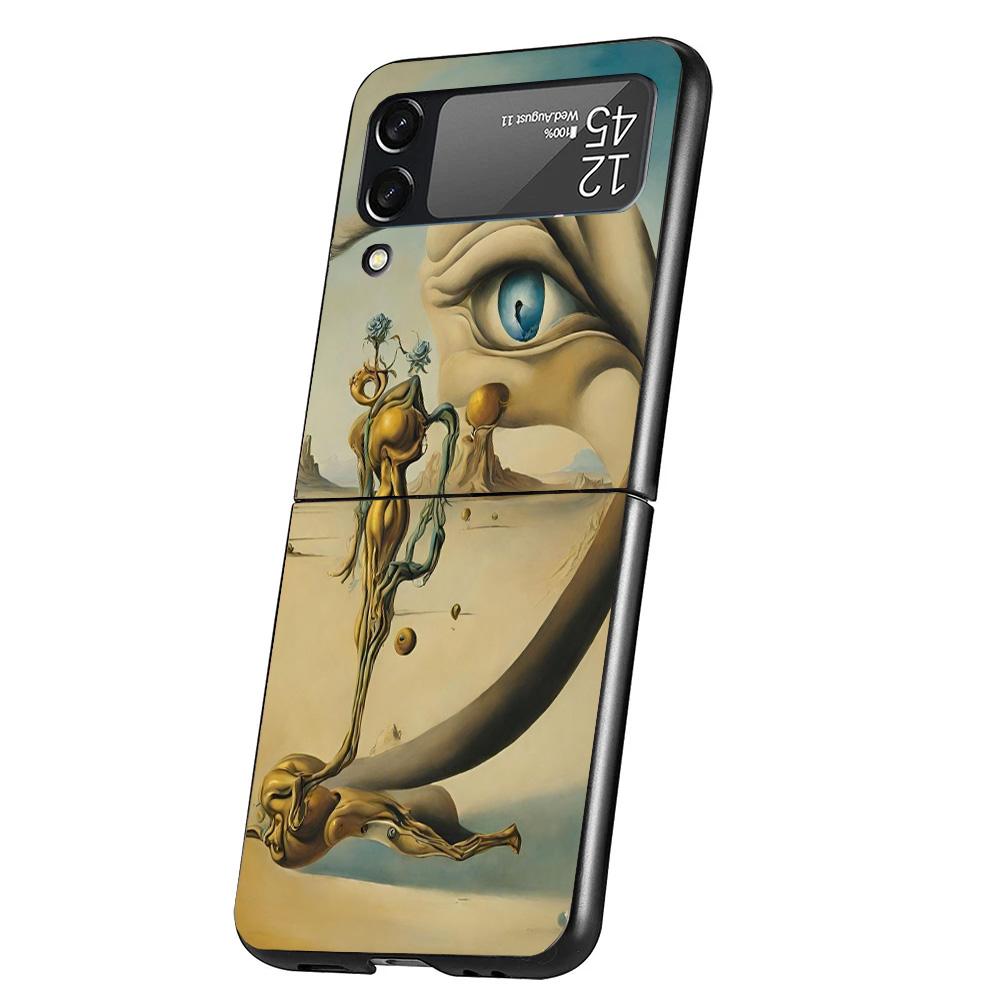 Coque de téléphone Art Salvador Dali Pour Samsung Galaxy Z Flip 7 6 5 4 3 5G Housse ZFlip7 ZFlip6 ZFlip4 ZFlip5 ZFlip3 Coque Fundas Galaxy