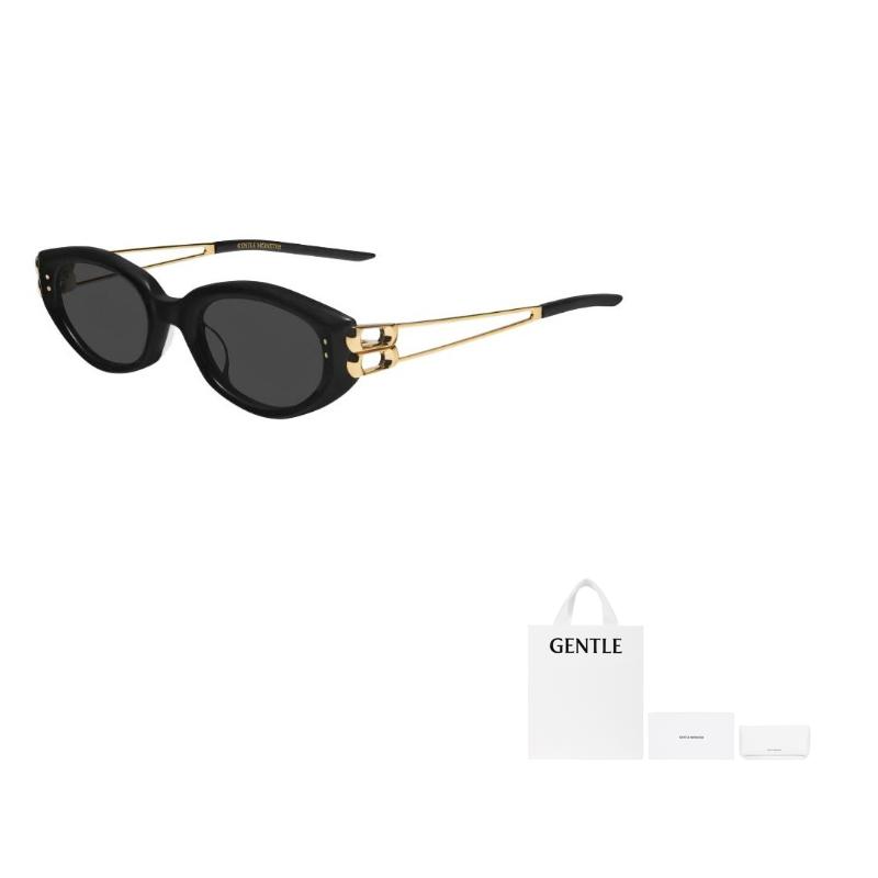 Gentle Monster Cat Eye Sonnenbrille mit verstellbarem Grad Unisex Sonnenbrille Schwarz KUNST01GD
