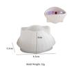 DM1093 Seashell Shape Epoxy Resin Silicone Jewelry Container Gypsum Candle Holder Trinket Storage Mold for DIY Crafts Home Decor