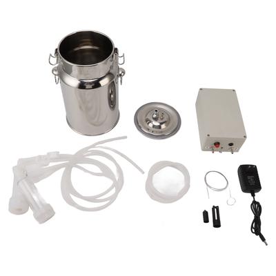 Máquina de Ordenha de Cabra Aço Inoxidável Alça Dobrável Pulsação Automática Bomba de Vácuo Ordenhadeira para