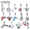 Charms Plataoriginales Jerseys Soccer Beads For Charms Copper Bracelet Beads Jewellery Making Women'S Gift