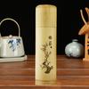 2PCS Healthy Pu'er Tea Box Chinese Style Tea Cans Tea Container Bamboo Tea Canister  Hotel