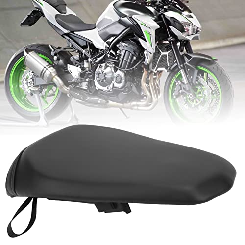 Qiilu Motorcycle Pillion Seat Pad, Motorcycle Rear Pillion Seat Cushion Pressure Relief Comfort Passenger Pad Replacement for 900