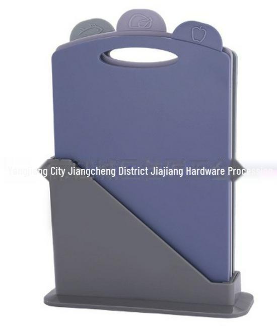 Creative Kitchen Cutting Board Set: Wheat Straw & PP Plastic - Four-Piece Food Classification Boards