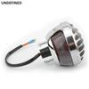 Motorcycle Brake Tail Light Grill Aluminum Round Cafe Racer Taillight For Honda Sportster Bobber Chopper Custom SV650 Bikes