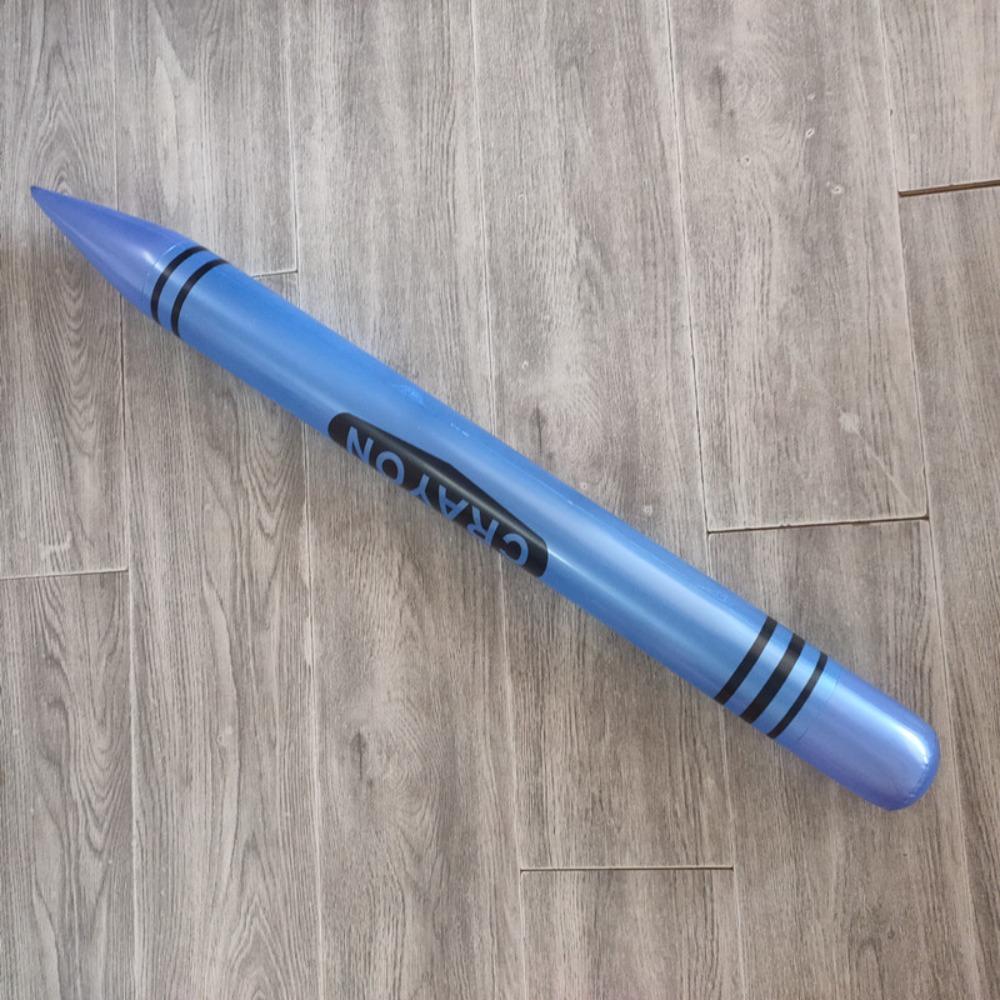 Hochwertiges aufblasbares PVC-Bleistift-Jumbo-Partygeschenk Neon-Buntstift Niedliche leichte Dekorationen Requisite