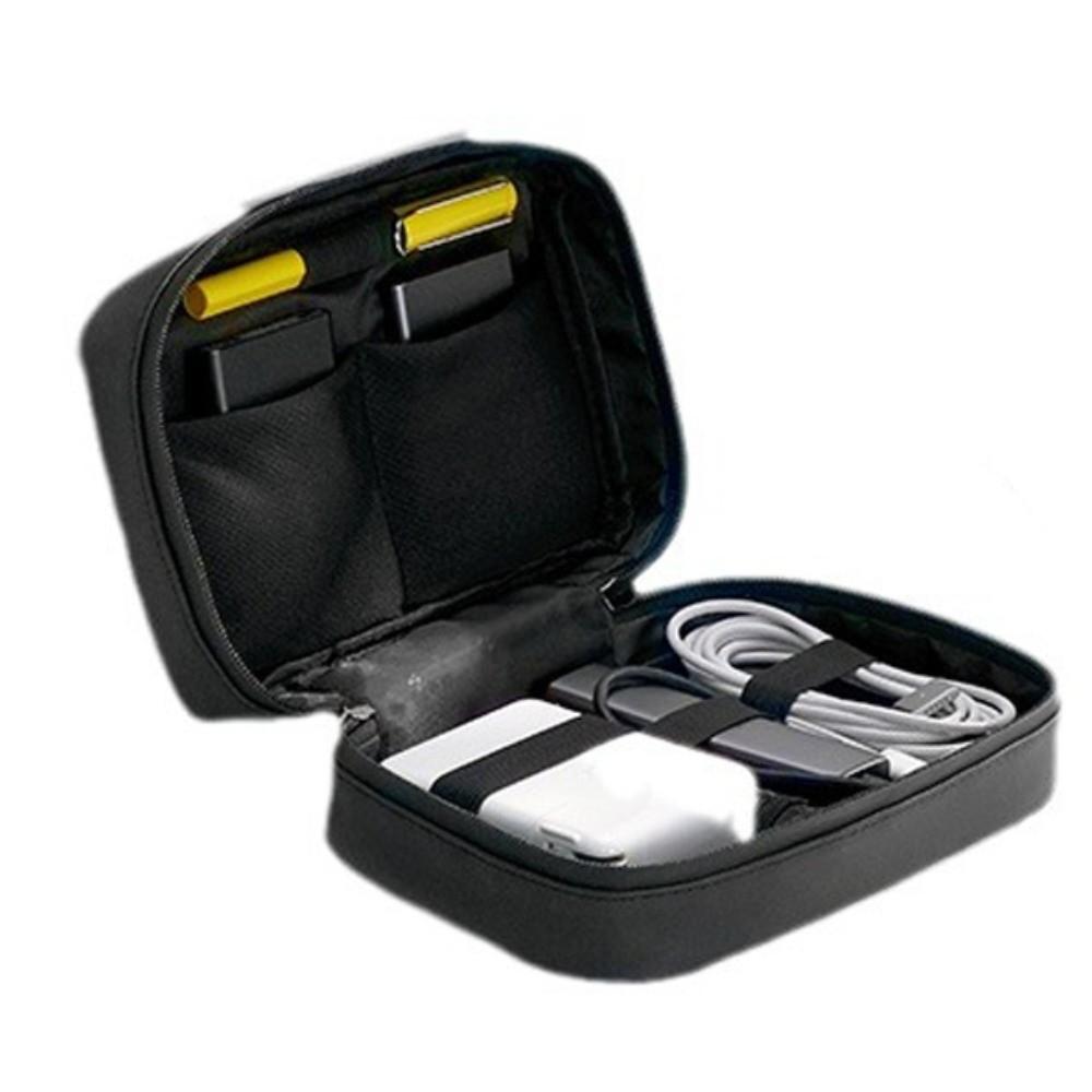 PU Digital Product Storage Bag Multi-Function Pouch Electronic Gadget Bag  Outdoor Travel