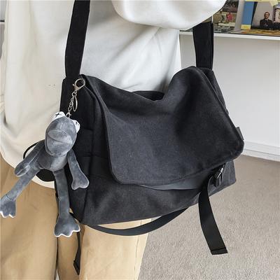 Pánská plátěná taška přes rameno Velkokapacitní kabelky Taška přes rameno Dospívající Pánské Školní tašky pro studenty Módní Pánské Crossbody tašky Bolsos