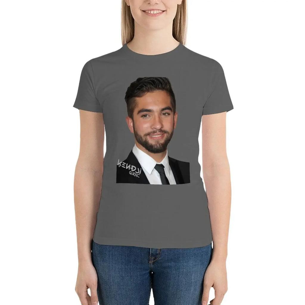 Kendji Girac T-Shirt anime clothes lady clothes Women's tee shirt