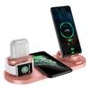Bezdrátová nabíječka WS 6-in-1 s automatickým ovládáním Víceportová nabíjecí stanice kompatibilní pro Iwatch