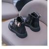 Autumn and Winter New Girls' Martin Boots 2025 Anti-slip Fashion Trend Boys' Rhubarb Boots Medium and Large Children's Boots Children's Boots