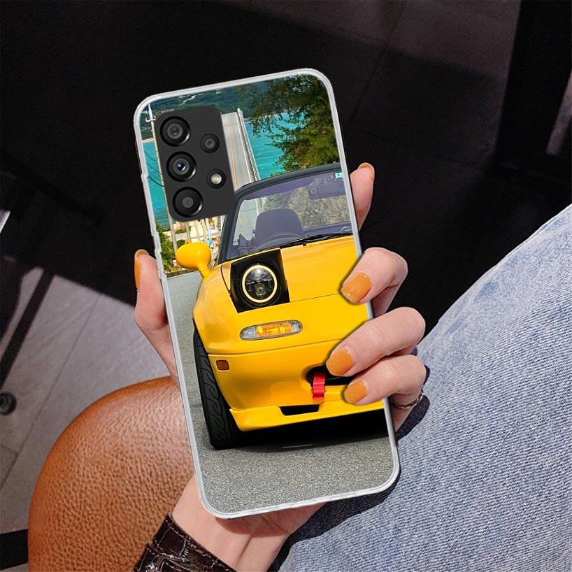 JDM Car MX5 Cute Phone Case For Samsung Galaxy A52 A32 A22 A12 A51 A31 A50S A30S A20S A10S Note 20 Ultra 10 Plus S10 A72 A71 Gal