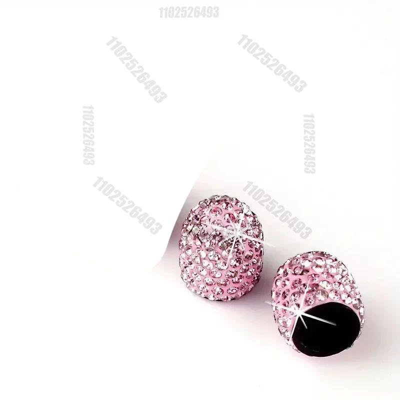 Motorcycle Car Diamond Tire Valve Shining Dust-proof Wheel Valve Cover Vehicle Bling Crystal Valve Cap Car Styling Accessories