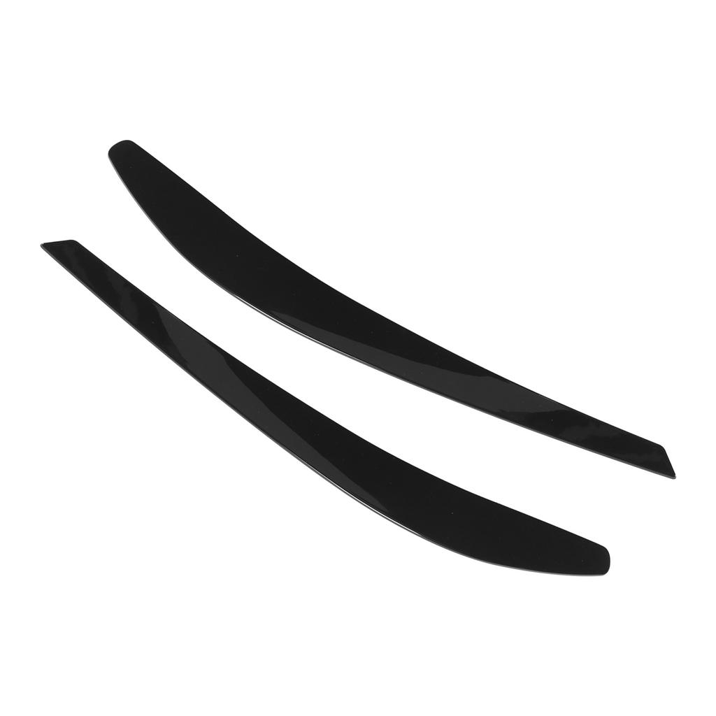 Scheinwerfer Augenbrauen Zierleisten Abdeckungen Glänzend Schwarz 1036024 Ersatz für Holden VF Commodore SS SSV SV6