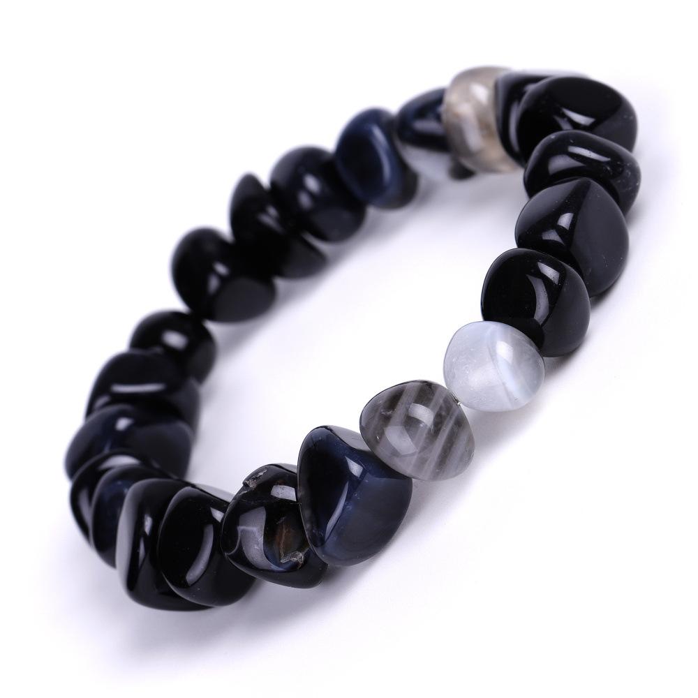 DIEZI Yoga Ethnic Multicolor Natural Irregular Stone Beads Strand Bracelet For Men Women Handmade 7 Chakra Bracelets Bangle Men