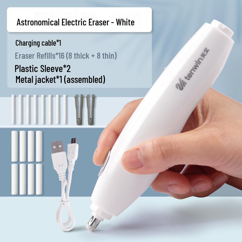 Automatic Cartoon Sketch Electric Eraser Set for Art & Highlighting