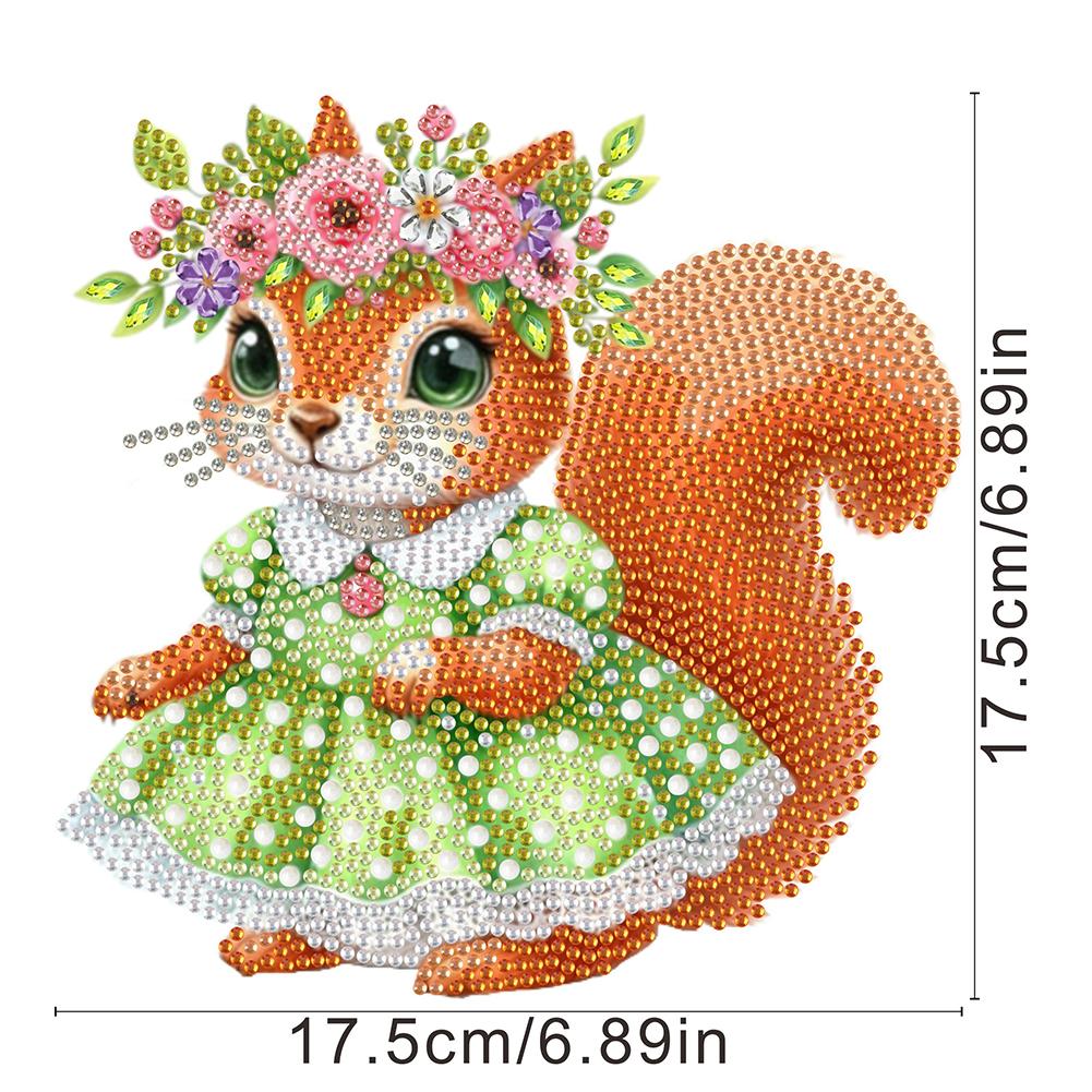 Acrylic Shaking Head Animal Diamond Painting Tabletop Ornaments Kit Diamond Painting Desktop Ornaments Kit for Home Office Decor