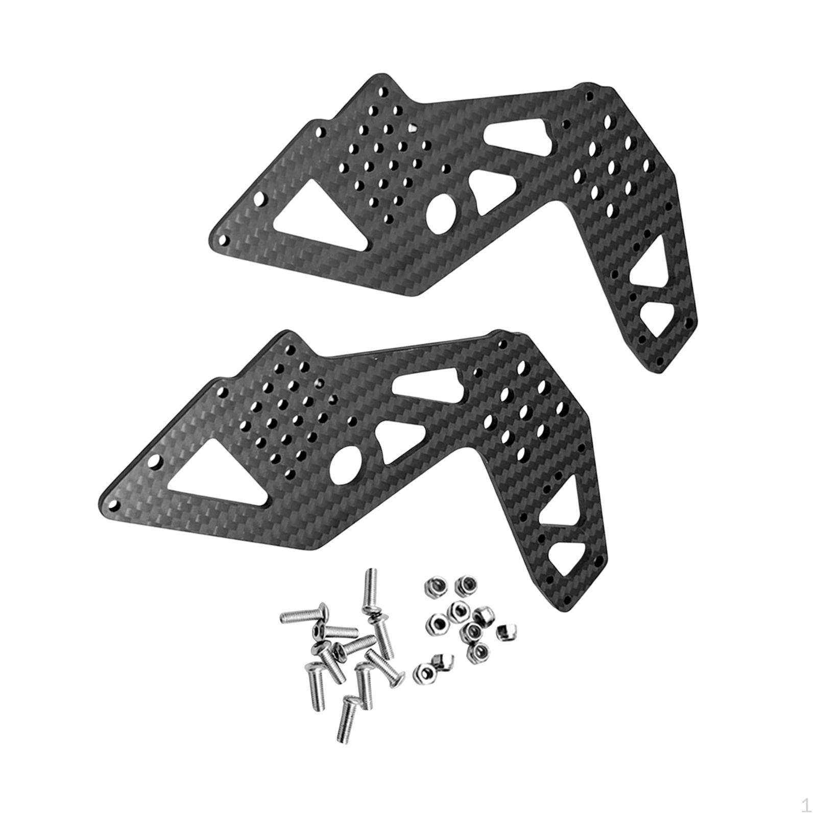 

Заміна бічних панелей переднього або заднього шасі з вуглецевого волокна для 1/8 автомобілів RC Car Trucks