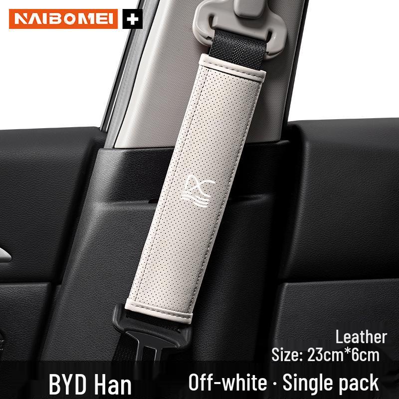BYD Han EV Seat Belt Shoulder Pads - Leather Covers & Interior Accessories