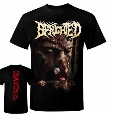 2 lati Benighted Band Asylum Cave Maglietta Nera Unisex S-5XL E2013