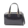 Used Handbag Leather Black Used Women