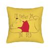Lovely Cartoon Pillowcase Polyester Cushion Cover Gift Winnie The Pooh Pillow Case Cover Car Square 18'