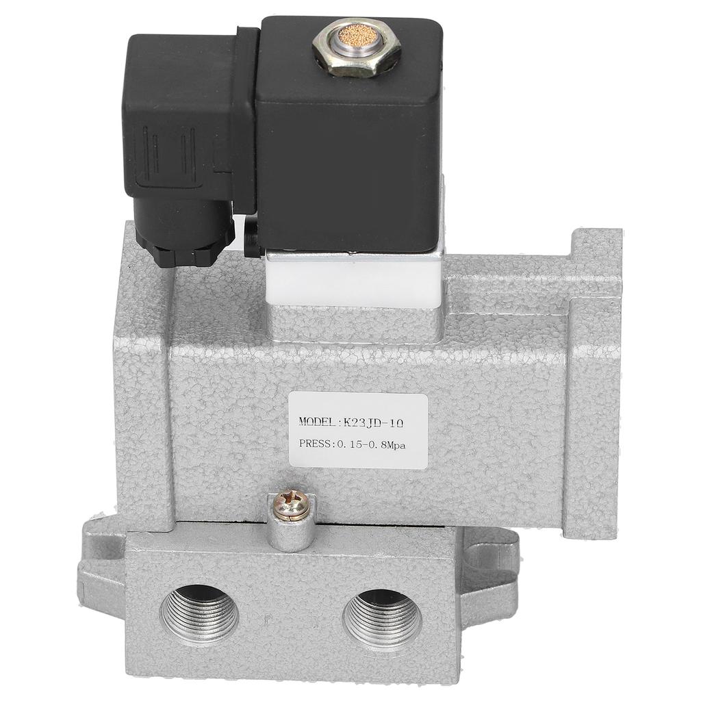 Electric Solenoid Valve G3 8in CutOff 2 Position 3 Way Connection Aluminum Alloy K23JD10